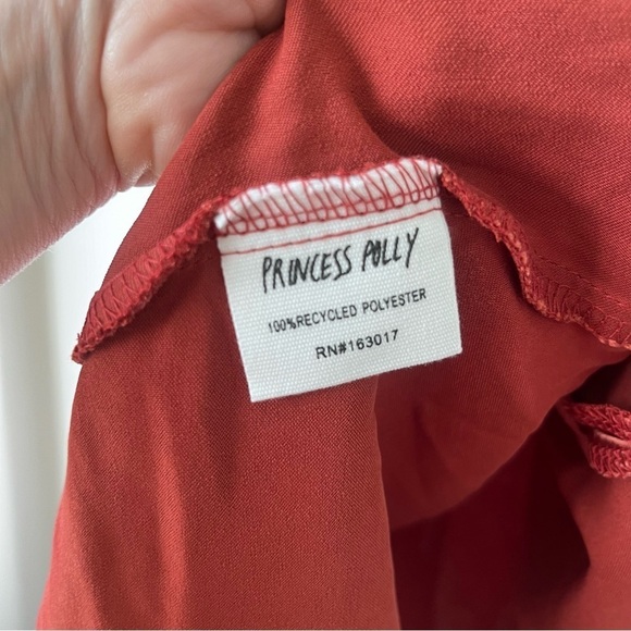 Princess Polly Alexo Rust Cut Out Strappy Mini Dress 0 - Picture 10 of 10